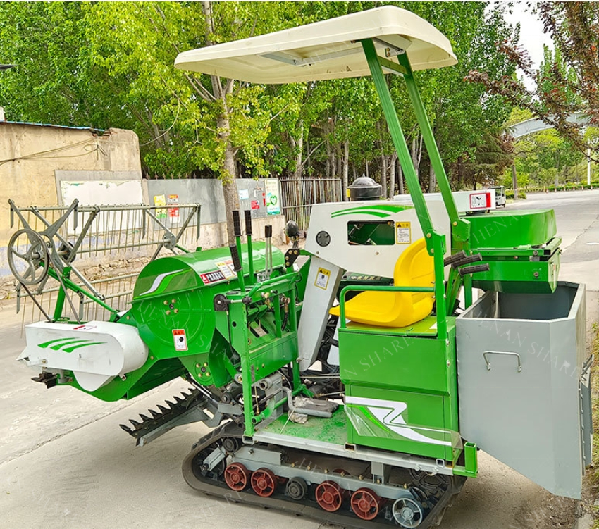 Combine Harvester Machine Tractor for Rice & Wheat | Mini Harvester ...