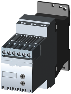 3RW3016-1BB04 ซอฟต์สตาร์ทเตอร์ SIRIUS S00 9 A, 4 กิโลวัตต์/400 โวลต์, 40 ° C 200-480 V AC, 24 V AC/DC ขั้วต่อแบบสกรู - Product Image 1