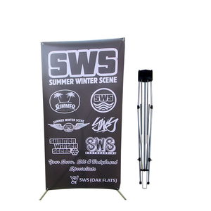 Expositor Plegable Tipo <span class=keywords><strong>X</strong></span> para Publicidad Exterior, <span class=keywords><strong>60x160</strong></span> 80x180, Soporte para Carteles y Pancartas - Product Image 2