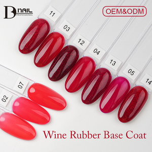 <span class=keywords><strong>BD</strong></span> Wine Rubber Base Coat EU US Standard PRO Gel UV 1Kg Gel Base Coat Caoutchouc Haute Qualité Vitamine E Végétalien Transparent OEM ODM - Product Image 2