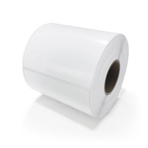 โรงงานขายส่งสติกเกอร์พิมพ์ขนาด 4x6 นิ้ว สติกเกอร์กาวในตัวสำหรับพิมพ์ฉลากจัดส่งแบบเทอร์มอล บาร์โค้ด - Product Image 2