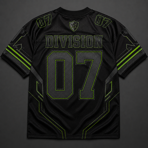 Camiseta de Fútbol Americano Negra Personalizada, de Manga Corta, Estampada, Estilo Urbano, Hip Hop, Vintage, para Fanáticos - Product Image 3