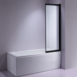 Nouveau <span class=keywords><strong>pare</strong></span>-douche <span class=keywords><strong>coulissant</strong></span> en verre de <span class=keywords><strong>baignoire</strong></span> de conception avec l'aluminium se pliant de mur de pivot - Product Image 4