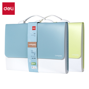 Deli Ef627 Một Xách Tay, Thời Trang Và Màu Sắc Tươi Sáng Khóa 13-Ngăn Organ Túi Cho Sinh Viên Và Chủ Đề Lưu Trữ - Product Image 1