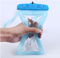 Housse de Téléphone Étanche, Sac Étui Sec Sous-Marin pour Smartphone, Pochette de Rangement Flottante avec Airbag, Protection IPX8 pour Téléphones Android Tactiles