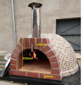 Horno <span class=keywords><strong>de</strong></span> Ladrillo a Leña <span class=keywords><strong>para</strong></span> BBQ, Pequeños Hornos Italianos <span class=keywords><strong>para</strong></span> Pizza, Hornos Comerciales Integrados - Product Image 4