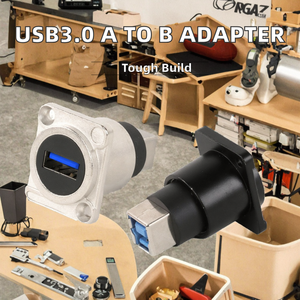 D-Loại USB3.0 A Để USB3.0 B Modular Chuyển Đổi 1P Đồng Liên Hệ VỚI Ổ cắm Kết Nối Máy Quét Adapter Bảng Điều Chỉnh Gắn - Product Image 3