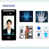 Dispositivo de Reconhecimento Facial e de Veias da Palma da Mão de 5 Polegadas, Sistema Linux, WiFi, Uso Externo, para Controle de Acesso, Controle de Ponto e Gestão de Elevadores