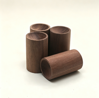 Bloc diffuseur d'arômes en bois creux, diamètre 3 cm, hauteur 5 cm, tube diffuseur en bois pour huiles essentielles, décoration parfumée, cadeau