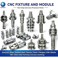 Module de fixation usiné CNC 5 axes sur mesure OEM, composants de base de montage et de positionnement en aluminium 6061 haute dureté et acier inoxydable 201 316