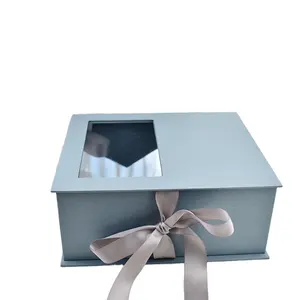 Caja de papel de embalaje de cuerda de lujo para cosméticos, Cajas de Regalo para ropa, vestido, logotipo personalizado, regalos de Navidad, embalaje para el hogar