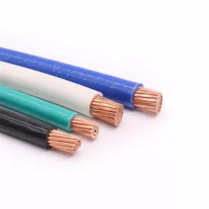 Thhn Thwn Nylon Wire Copper Conductor PVC Insulation One Core or Multi Core 1.6mm 2mm 2.6mm 3.2mm