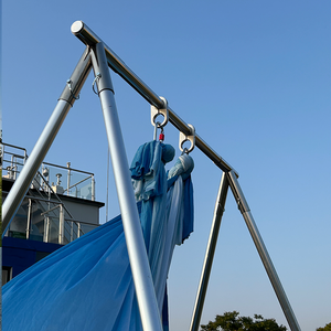 Support de <span class=keywords><strong>hamac</strong></span> de yoga aérien robuste pour l'entraînement à la flexibilité avec kit de homac de yoga de <span class=keywords><strong>5</strong></span> mètres pour le studio de performance acrobatique - Product Image 2