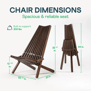 Mobilier d'extérieur <span class=keywords><strong>Chaise</strong></span> Adirondack pliable à chaud sans assemblage (lot de 2) <span class=keywords><strong>Chaise</strong></span> de pêche de camping à dossier haut résistant aux intempéries - Product Image 6