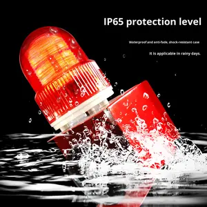 Klakson Alarm Kebakaran ABS Tahan Air Sirene Keras <span class=keywords><strong>120dB</strong></span> Lampu Strobo untuk Sistem Peringatan Darurat Keamanan Pabrik Gudang Industri - Product Image 3