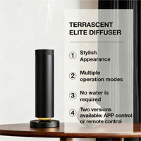 Diffuseur d'arômes professionnel sans eau, électrique, WiFi, USB, alimenté par batterie, pour hôtel, avec éclairage LED et télécommande