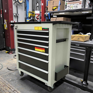 DRSD Heavy Duty Metal Iron 7 Drawers Roller Tool <strong>Trolley</strong> Tool <strong>Cabinet</strong> With Mechanic Repair Tools - Product Image 1