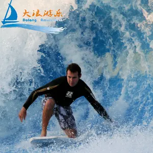Dalang máquina de ondas artificiais, simulador de placa de surf para piscina, ondas artificiais e surf