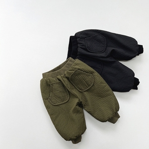 Veste de style décontracté tendance personnalisée pour enfants Pantalons longs pour bébés garçons en velours et laine chauds et épais de haute qualité - Product Image 4