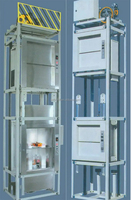 Ucuz fiyat 100kg mutfak gıda servis asansör restoran asansör çekiş sistemi ile küçük Dumbwaiter asansör