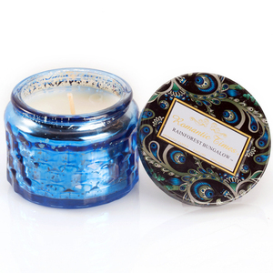 Vela perfumada de cristal de etiqueta privada Fábrica de lujo Tarro de aromaterapia personalizado Vela de cera de soja - Product Image 5