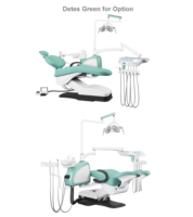 Fauteuil dentaire ergonomique à positionnement synchronisé, design moderne pour jeunes, modèle TS-6830, pour usage clinique