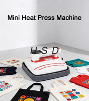 Mesin Press Panas Portabel Laris Manis 10*10 Inci Printer Flatbed Mudah Digunakan