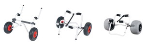 Carrito de playa plegable para <span class=keywords><strong>kayak</strong></span> y canoa-Carrito desmontable ligero para un fácil transporte - Product Image 2