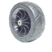 Roue EVA non gonflable de 8 pouces, nouvel état, roue de plage de camping-car en plein air, pièces d'équipement de manutention de matériaux en plastique