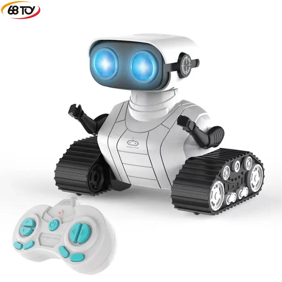 Nieuw Product Kids 2.4Ghz Afstandsbediening Robot Speelgoed Elektronica Onderwijs Robot Met Muzikale Licht Voor Kinderen