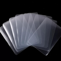 Protège-cartes en plastique transparent à coins arrondis, recyclables, taille personnalisable, pour la protection des photos – Vente chaude