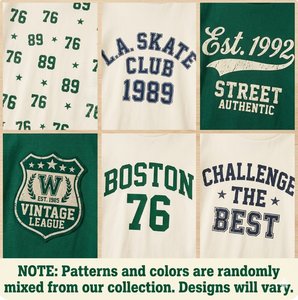 Tenues d'été légères et respirantes pour enfants : T-shirts à col rond, à manches courtes et sans manches, motifs variés, shorts, lots mixtes - Product Image 6