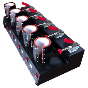 <span class=keywords><strong>Máquina</strong></span> <span class=keywords><strong>de</strong></span> Prensa <span class=keywords><strong>de</strong></span> Calor para <span class=keywords><strong>Tazas</strong></span> por <span class=keywords><strong>Sublimación</strong></span> Combo 5 en 1 <span class=keywords><strong>de</strong></span> Fábrica con 5 Estaciones - Product Image 1