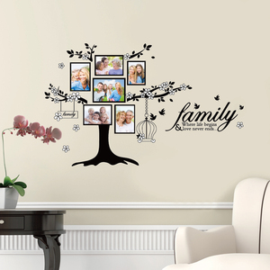 Vinilo Decorativo Ecológico para Pared con Diseño de Árbol Genealógico, Marco de Fotos, Adhesivo Decorativo para Sala de Estar, Dormitorio, Sala de <span class=keywords><strong>TV</strong></span> - Product Image 3