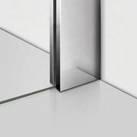 Oumeiga OEM ODM 1200*2000mm écran de douche douche sans cadre panneau de verre de douche conception de glaçage partiel
