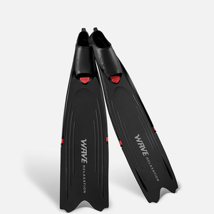 Freediving Fins TPR Flexible Soft Long Fin For Swimming Diving - Product Image 2