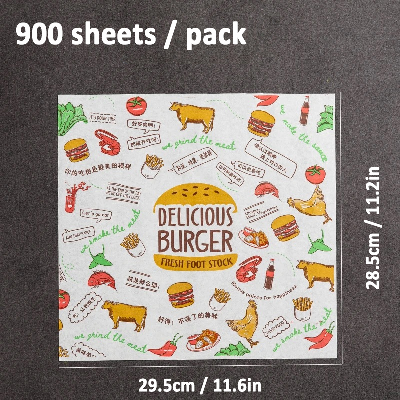 Delicious burger (900pcs/pack)