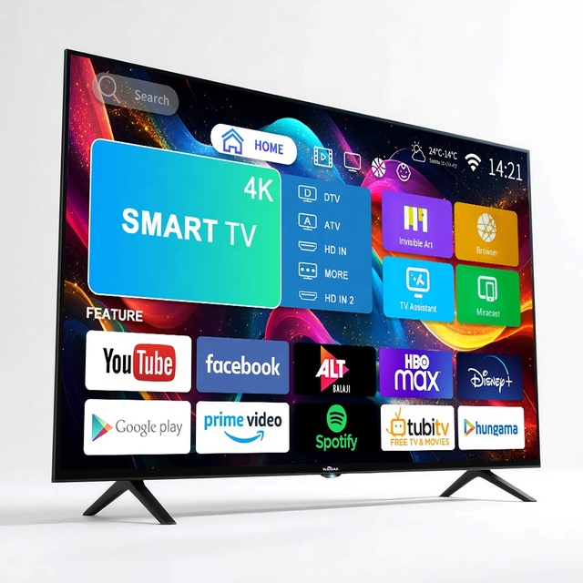 Qled or Oled Android Smart 4k 8k Uhd 3d Smart Tv 32 43 50 60 75 85 90 100 Inch Panel Mini Led Televisions for Gaming