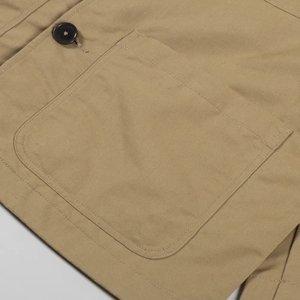 แจ็คเก็ตร้านค้าแบบกำหนดเองทรงหลวมสำหรับลุคลำลองมากขึ้นหน้าห้าปุ่มปัดโพลีเทคแบบคลาสสิก - Product Image 5