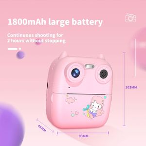BTJ 1080P HDペーパーカメラ 子供用写真撮影機 子ども用プリントカメラ デジタルキッズインスタントセルフィー印刷カメラ おもちゃ 2026 L1 - Product Image 3