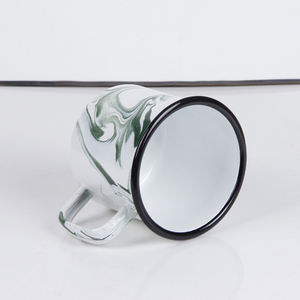 Juego de tazas y platillos de café expreso de cerámica con logotipo personalizado, Mini juego de tazas de cerámica de café con leche de porcelana promocional con logotipo personalizado de La AI-MICH - Product Image 4