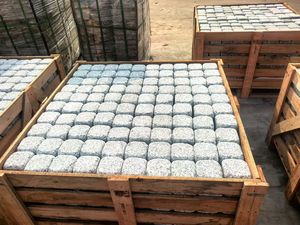 Dalles en granit blanc sésame G603 de qualité supérieure <span class=keywords><strong>pour</strong></span> projets de terrassement commercial, livraison directe d'usine - Product Image 4