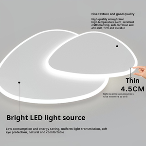 Lampu plafon LED kreatif kamar tidur Skandinavia lampu segitiga ruang tamu Modern untuk rumah - Product Image 3