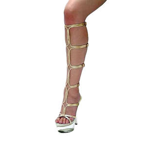 Sandali neri da donna con tacco alto 15cm tacco alto piattaforma tacco alto pole dance nightclub tacchi alti Club - Product Image 1