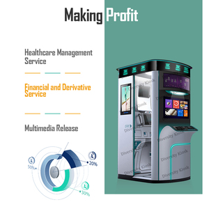 Self Service Healthcare Kiosk Online Consulting Station Doctors Remote Diagnosis With Software - Product Image 2