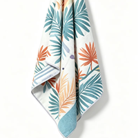 One-stop Service Custom Microfiber Beach Towel Custom Size GSM Promotional Gift Towel Bulk