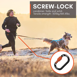 <span class=keywords><strong>Ceinture</strong></span> de course <span class=keywords><strong>pour</strong></span> <span class=keywords><strong>chien</strong></span> AromaNano en nylon confortable et mains libres <span class=keywords><strong>pour</strong></span> le jogging et l'entraînement Canicross Sport Dogwear - Product Image 2