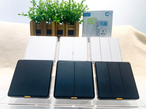 Langyeao nút thông minh chuyển đổi ứng dụng giọng nói Alexa Google Home tuya nhà thông minh không dây Wifi + RF433 nhà thông minh (với Trung tính) - Product Image 2