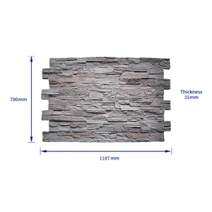 NEU The Main Wall of Villa Decorative Stone Wall Panels Solid Surface Cladding Wall Cladding