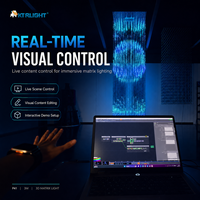 KTRLIGHT P41 3M Luz LED de Matriz 3D Compatible con TouchDesigner, Seguimiento de Manos Leap Motion, Instalación Interactiva